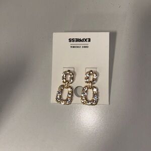 Express Gold and Silver Sparkle Earrings